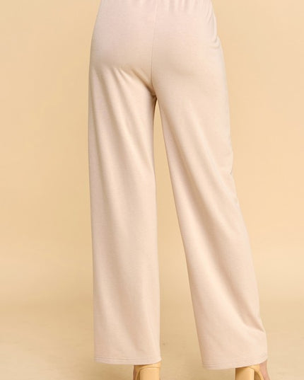 SP701S FRENCH TERRY STRAIGHT LEG PANTS