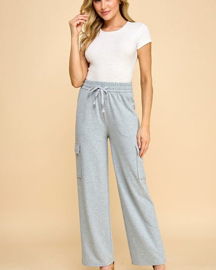 SP702C FRENCH TERRY CARGO PANTS