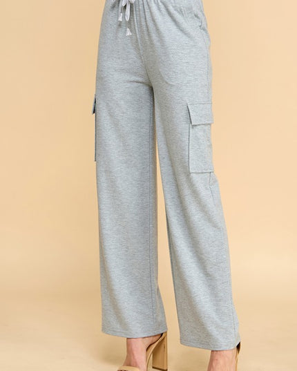 SP702C FRENCH TERRY CARGO PANTS