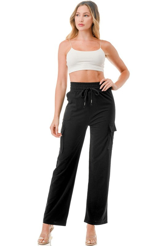 SP702C FRENCH TERRY CARGO PANTS