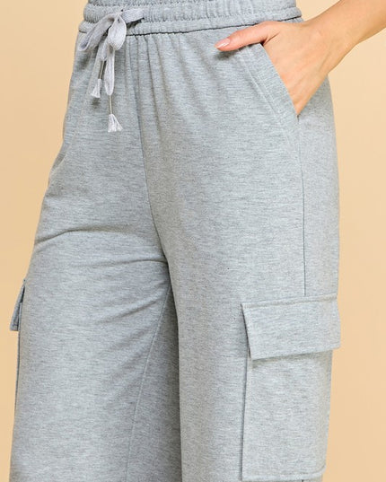 SP702C FRENCH TERRY CARGO PANTS