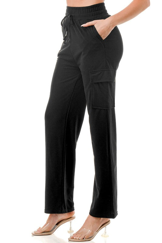 SP702C FRENCH TERRY CARGO PANTS