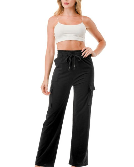 SP702C FRENCH TERRY CARGO PANTS