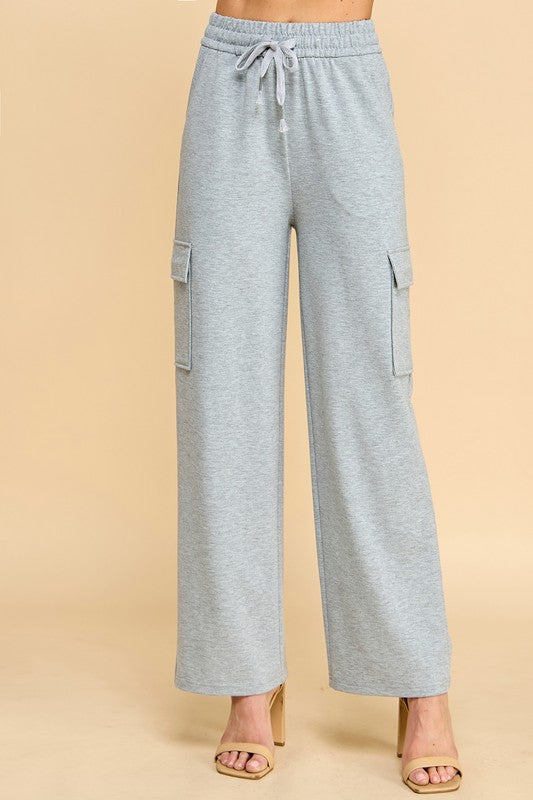 SP702C FRENCH TERRY CARGO PANTS