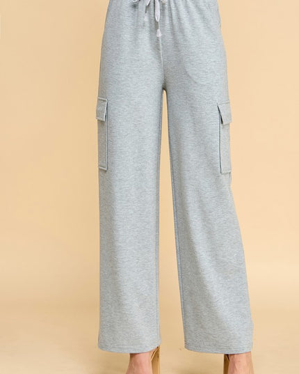 SP702C FRENCH TERRY CARGO PANTS