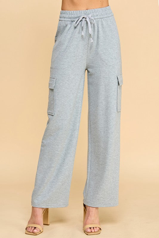 SP702C FRENCH TERRY CARGO PANTS