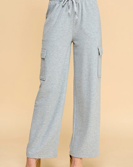 SP702C FRENCH TERRY CARGO PANTS