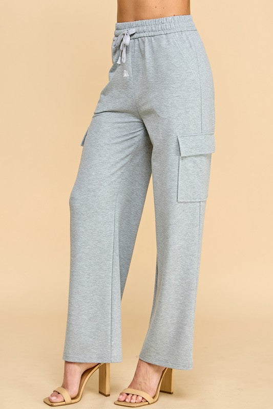 SP702C FRENCH TERRY CARGO PANTS