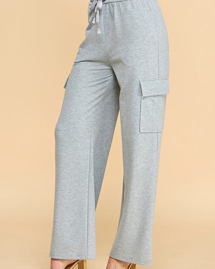 SP702C FRENCH TERRY CARGO PANTS