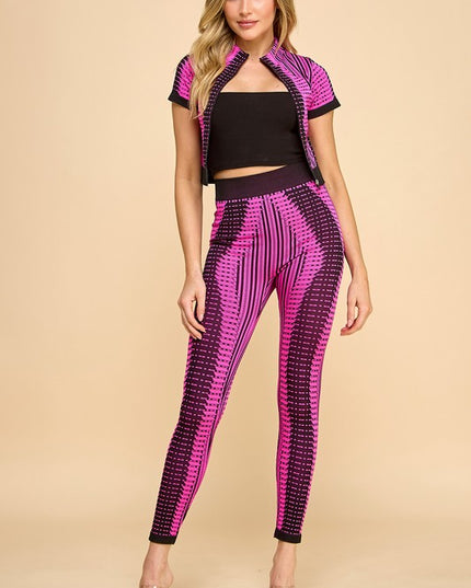 JA81SP-SET ACTIVE WORKOUT 2-PIECE SET