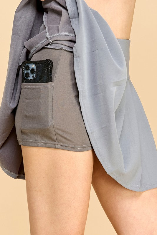 SCU07 SCUBA FLARE SKORT