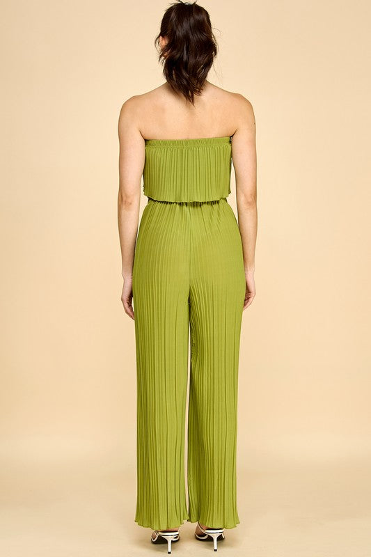 JP903 PLEATED JUMPSUITS