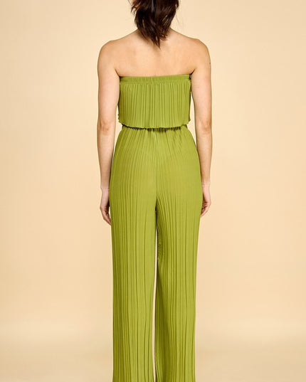 JP903 PLEATED JUMPSUITS