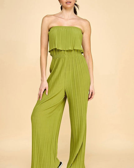JP903 PLEATED JUMPSUITS