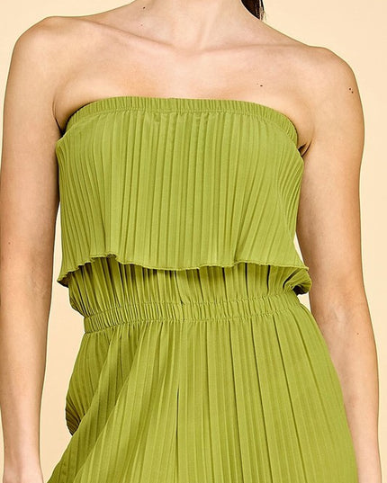 JP903 PLEATED JUMPSUITS