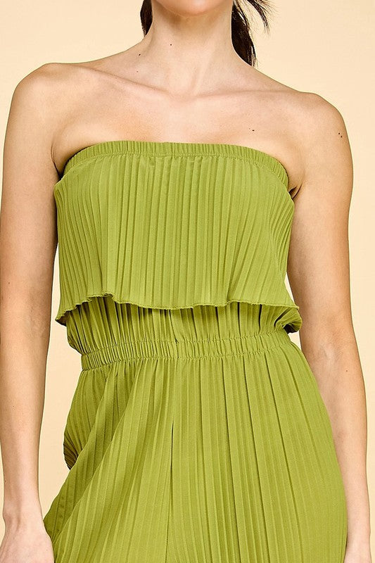 JP903 PLEATED JUMPSUITS