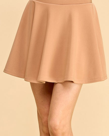 SCU07X PLUS SIZESCUBA FLARE SKORT
