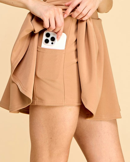 SCU07X PLUS SIZESCUBA FLARE SKORT