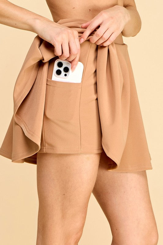 SCU07X PLUS SIZESCUBA FLARE SKORT