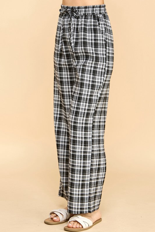 SW501 Plaid Print Pajama Pants – Cozy Lounge Fit
