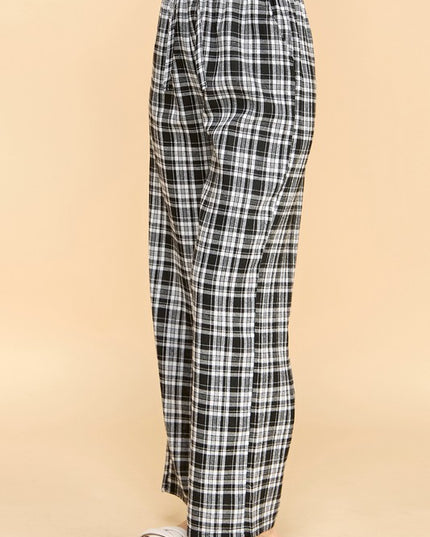 SW501 Plaid Print Pajama Pants – Cozy Lounge Fit