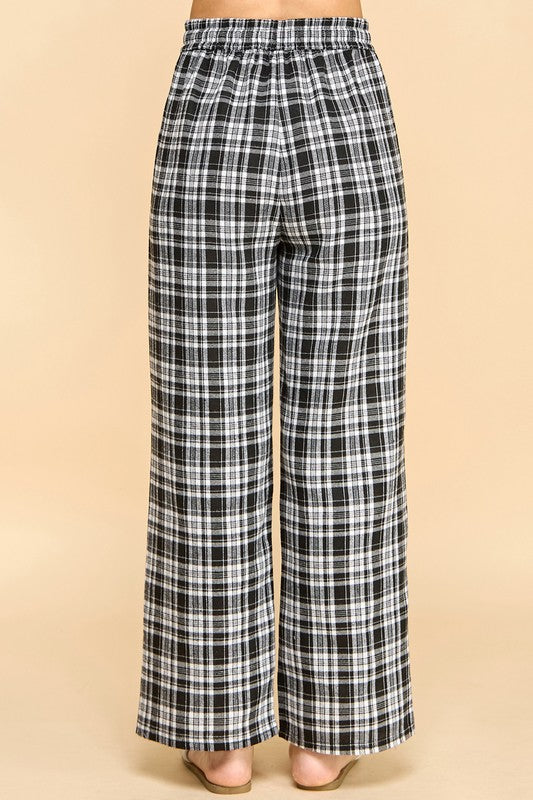 SW501 Plaid Print Pajama Pants – Cozy Lounge Fit