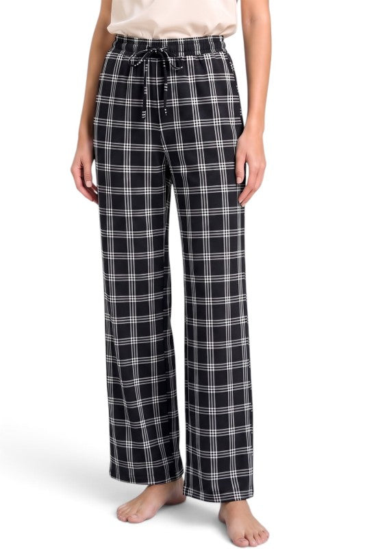 SW501 Plaid Print Pajama Pants – Cozy Lounge Fit