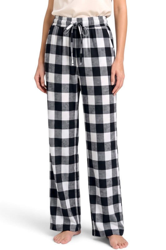 SW501 Plaid Print Pajama Pants – Cozy Lounge Fit