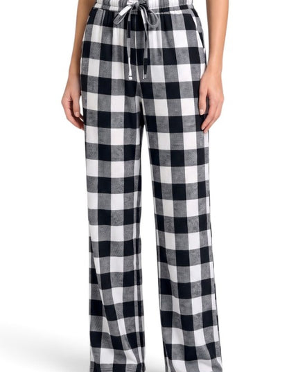SW501 Plaid Print Pajama Pants – Cozy Lounge Fit