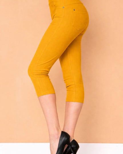 J-04 CAPRI Capri Jeggings – Sleek Stretch Fit