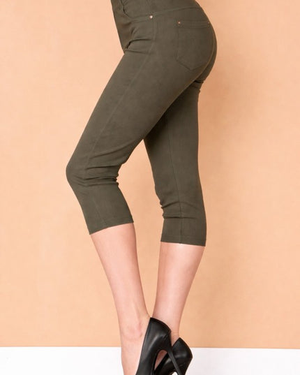 J-04 CAPRI Capri Jeggings – Sleek Stretch Fit