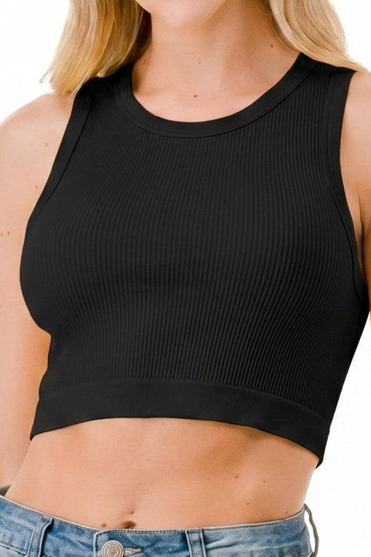 NT63 Ribbed Crop Tank Top – Everyday Essential