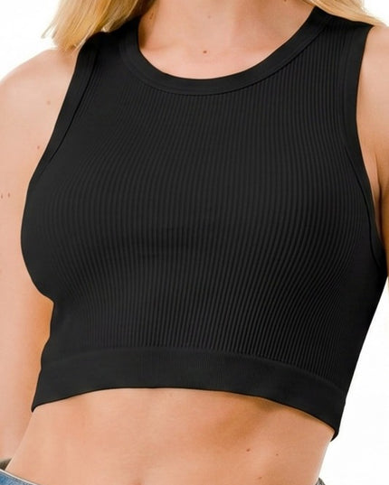 NT63 Ribbed Crop Tank Top – Everyday Essential