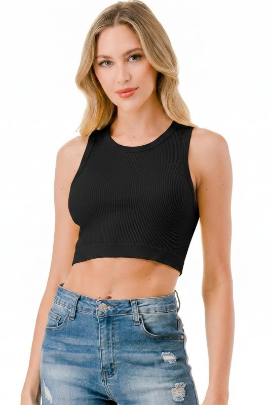 PLUS NT63P Ribbed Crop Tank Top – Everyday Essential