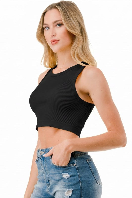 PLUS NT63P Ribbed Crop Tank Top – Everyday Essential