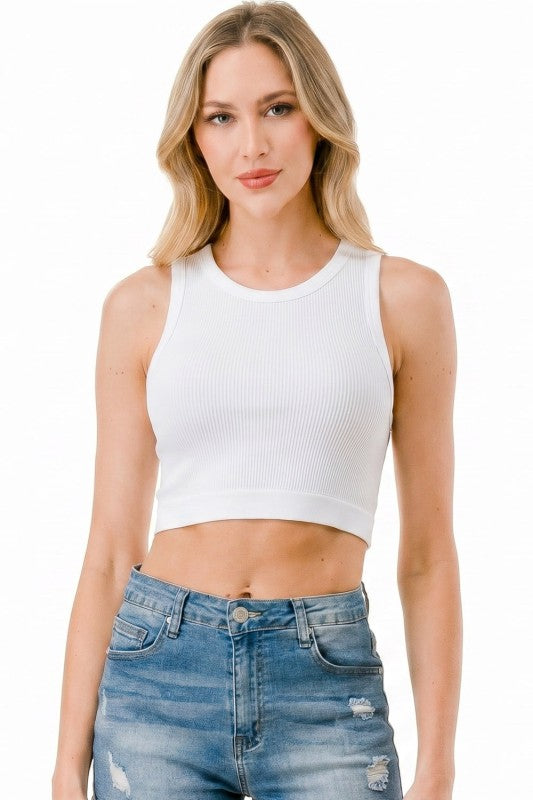 PLUS NT63P Ribbed Crop Tank Top – Everyday Essential