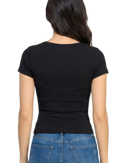 HX22 Square Neck – Fitted Short Sleeve Top