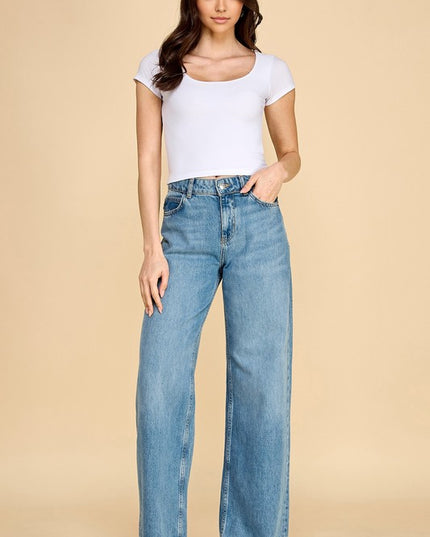 Crepe Scoop Neck Top – Sculpt Fit Stretch Top