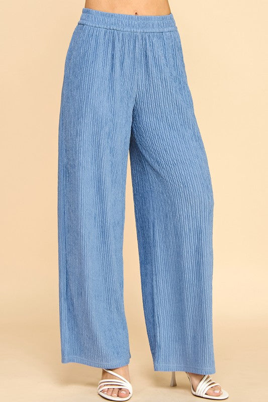 HK07 CRINKLE LOUNGEWEAR PANTS