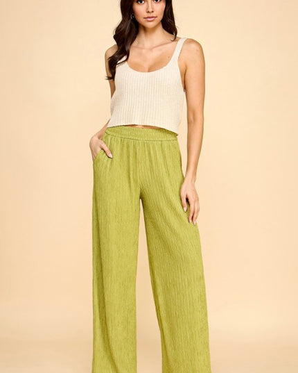 HK07 CRINKLE LOUNGEWEAR PANTS