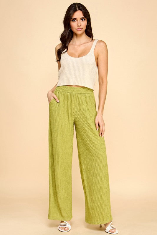 HK07 CRINKLE LOUNGEWEAR PANTS