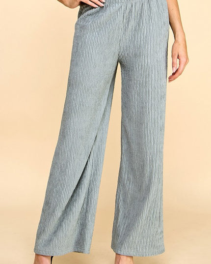 HK07 CRINKLE LOUNGEWEAR PANTS