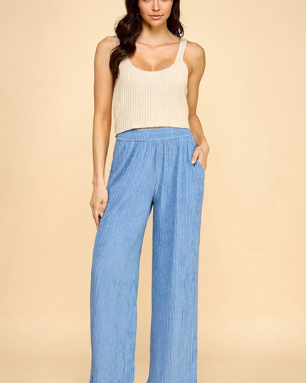 HK07 CRINKLE LOUNGEWEAR PANTS