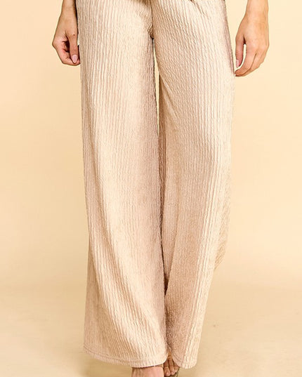 HK07 CRINKLE LOUNGEWEAR PANTS