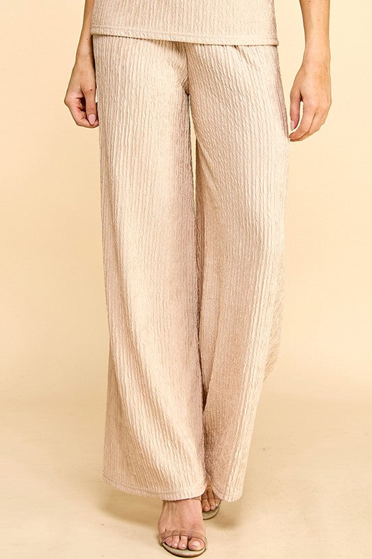 HK07 CRINKLE LOUNGEWEAR PANTS