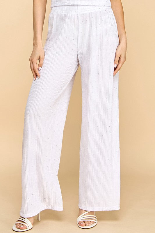 HK07 CRINKLE LOUNGEWEAR PANTS