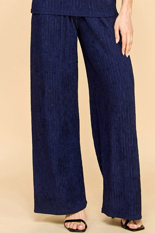 HK07 CRINKLE LOUNGEWEAR PANTS