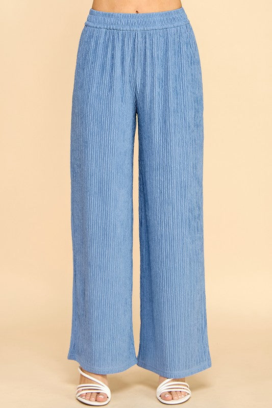 HK07 CRINKLE LOUNGEWEAR PANTS