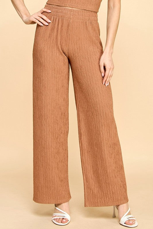 HK07 CRINKLE LOUNGEWEAR PANTS