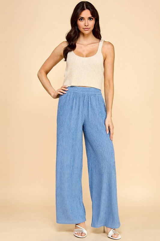 HK07 CRINKLE LOUNGEWEAR PANTS